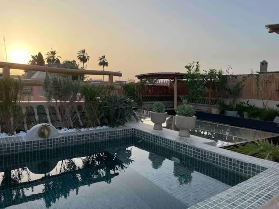 Riad Ptit Kech, Bassin Terrasse - Petits Dejeuners Marrakesh Extérieur photo